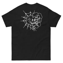 Load image into Gallery viewer, SPIDERWEB SKULL ROSES Unisex heavyweight tee